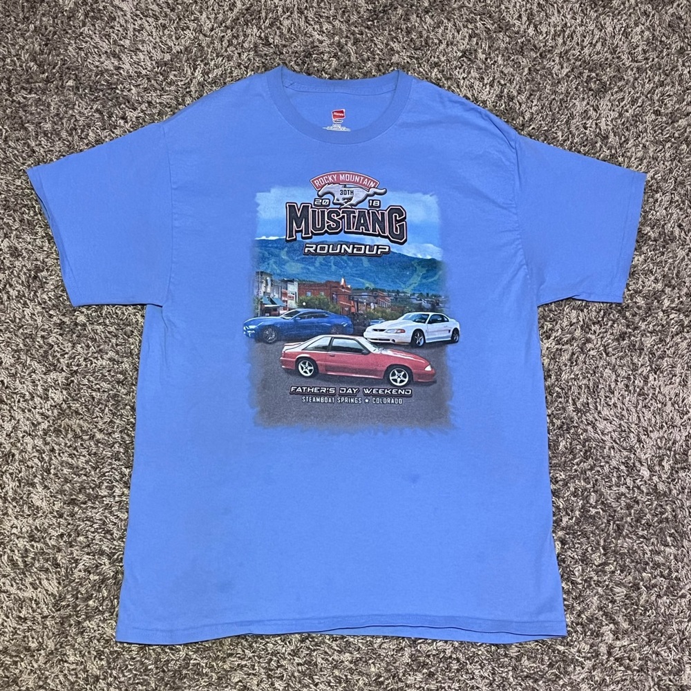 2018 Rocky Mountain Mustang roundup, 30th annual anniversary garffic T